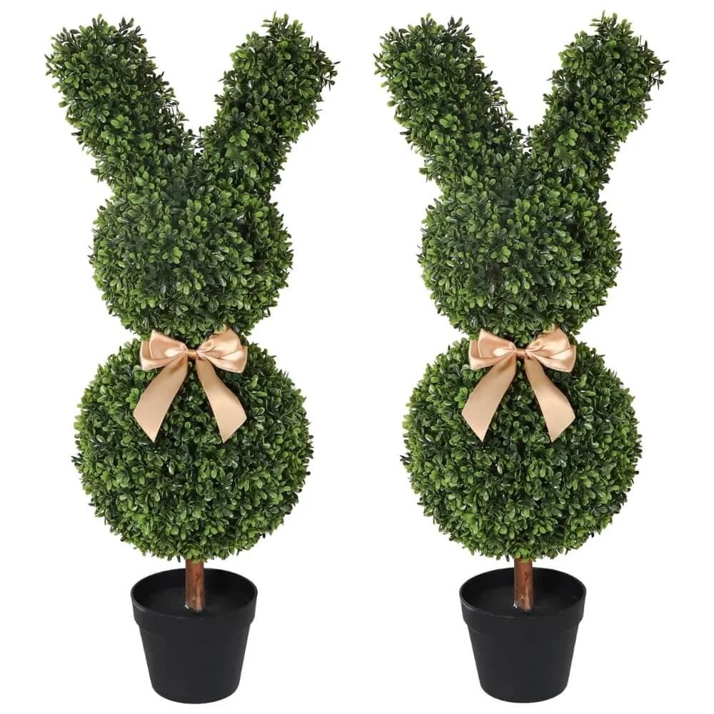 {Gratis Frakt}🌳🐇Håndlaget kanin formet som et tre💥