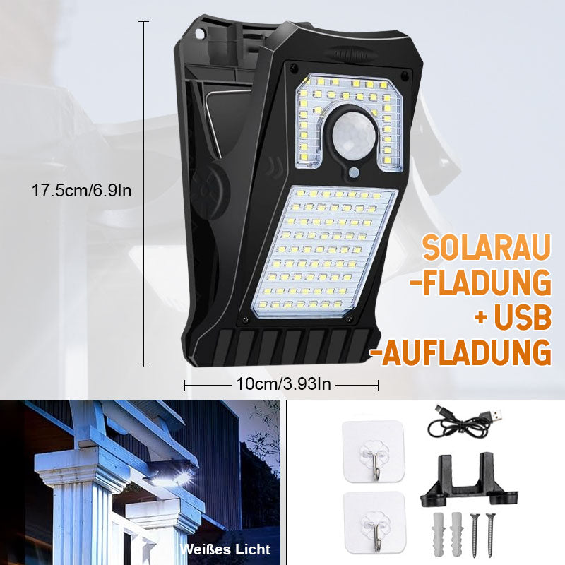 Vanntett solcellelampe med klips