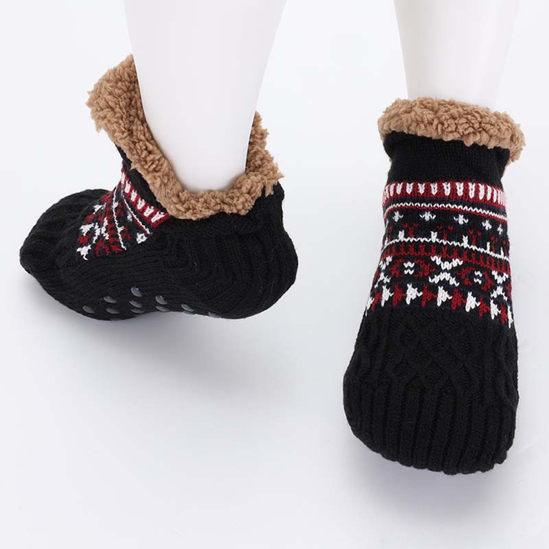 🧦 Jacquard-gulvsokker – Koselig varme for hvert skritt