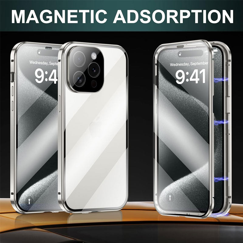 Dobbeltsidig magnetisk anti-kipling-telefonveske