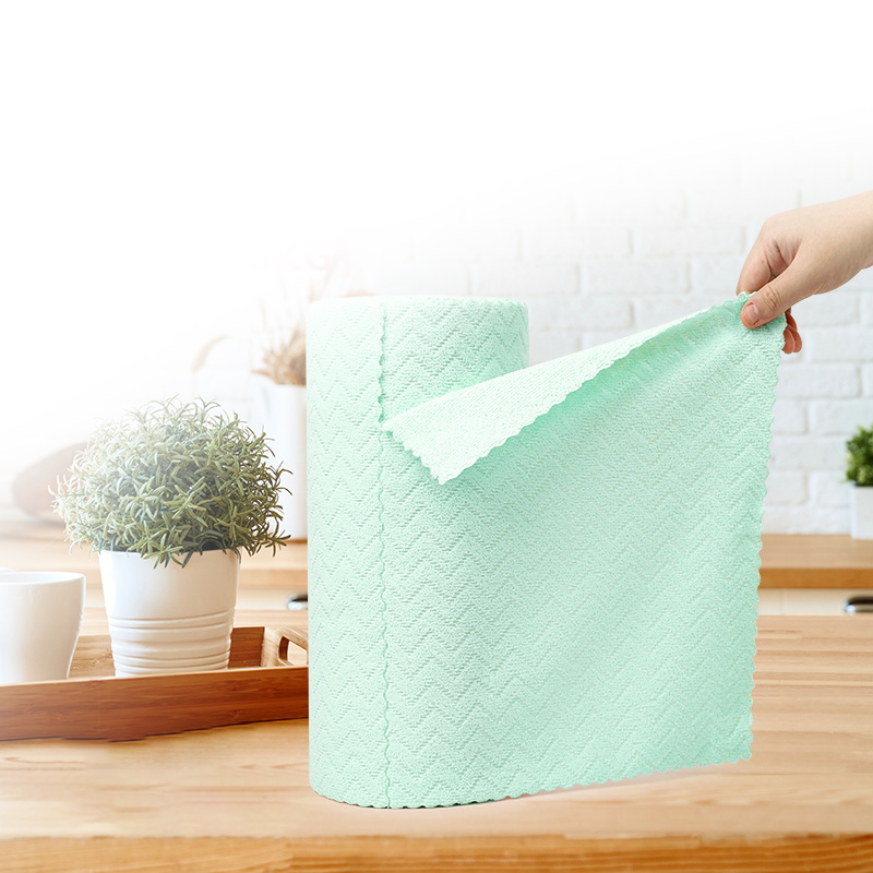 🧼🌀 Mikrofiber Rengjøringskluter Rulle