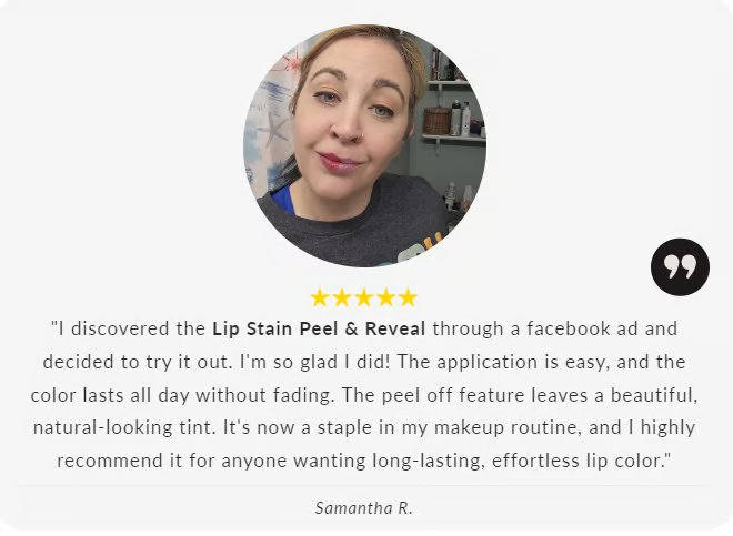 Riv av lipgloss lipliner