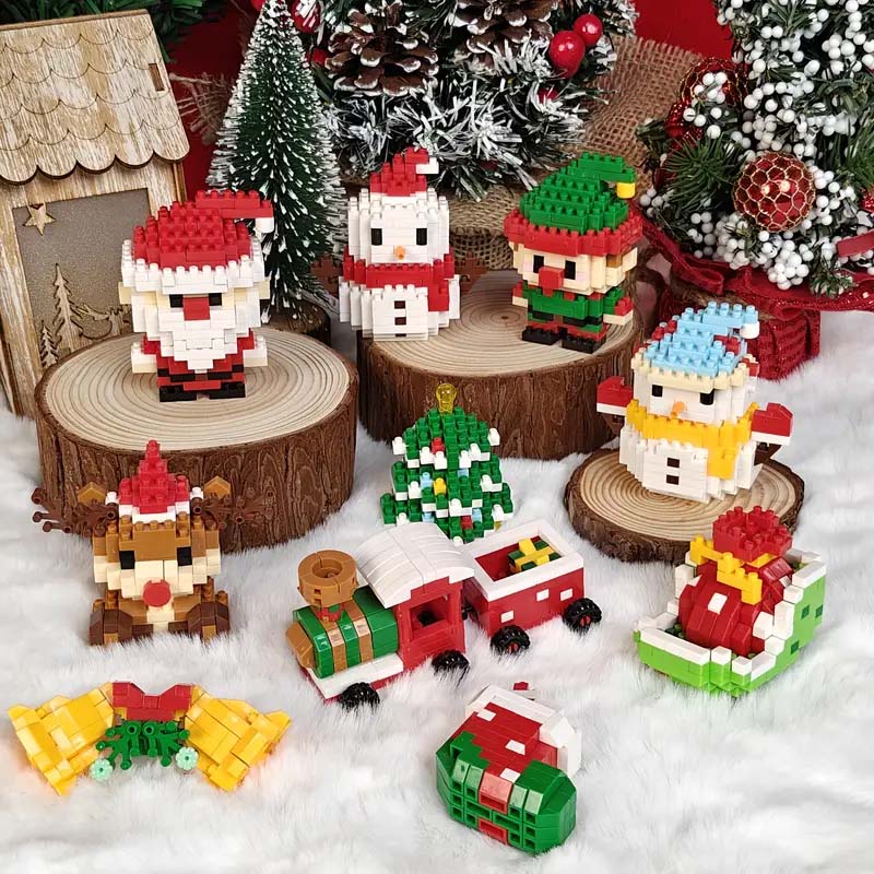 Julekalender byggeklosser sett