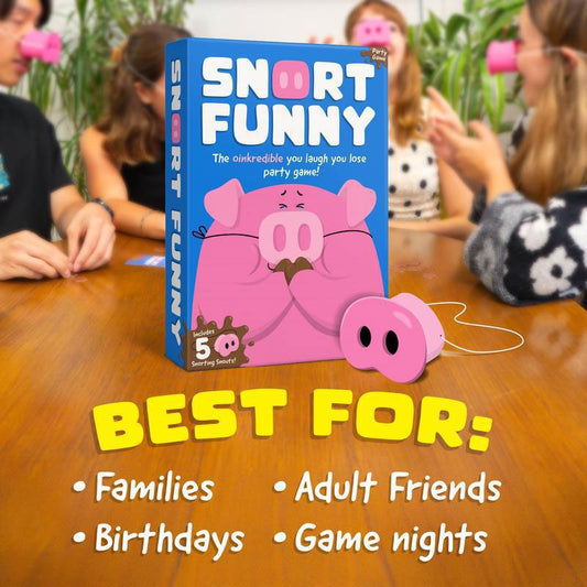 Snort Funny: Selskapsleken «Ler og taper» 🐷😂