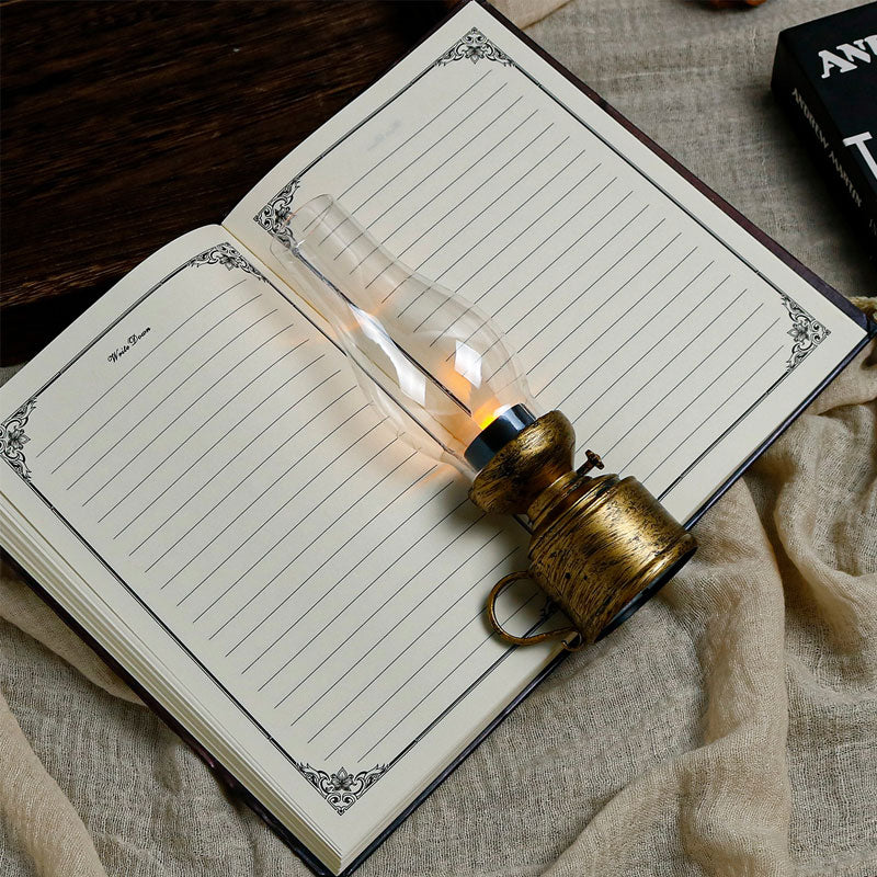 💫Retro simulering parafinlampe LED nattlys💫