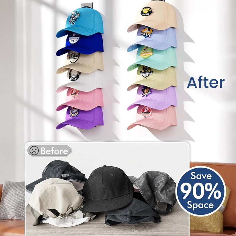 Oppbevaringsstativ for baseballcapser