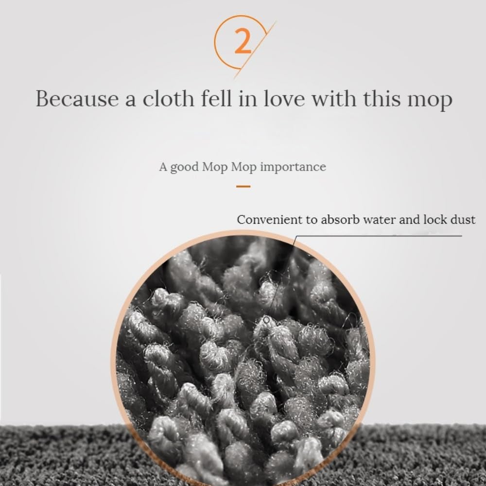 360° roterende 2 i 1 spraymopp