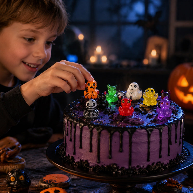 đ» SmĂ„, skumle ender â sĂžte Halloween-miniatyrer som lyser i mĂžrket đ