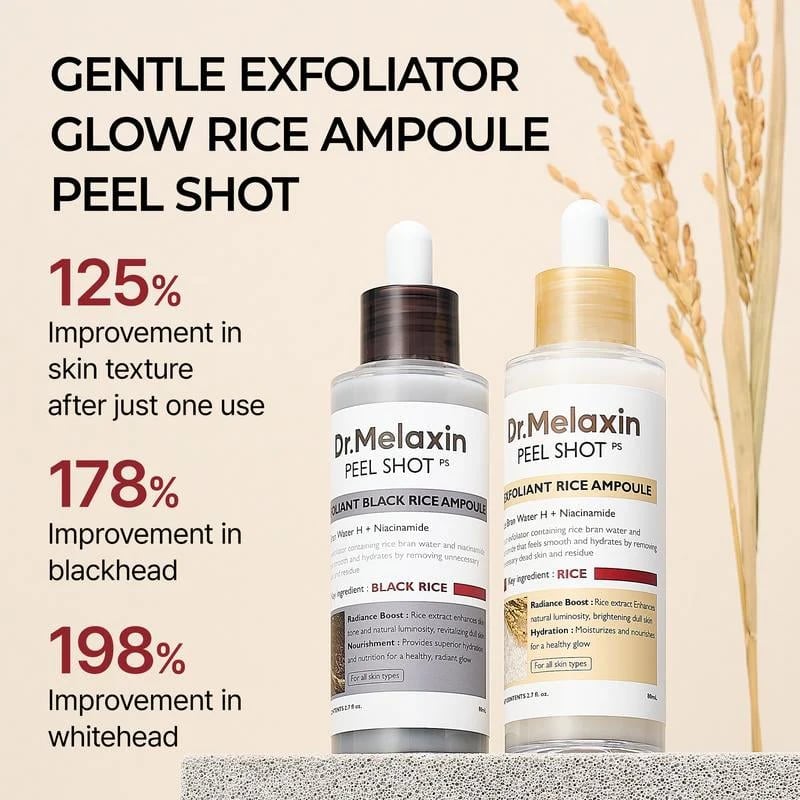 🏆Flash Sale⚡ 50K+ SOLGT! Nesten utsolgt-💥🔥Rice Ampoule Duo