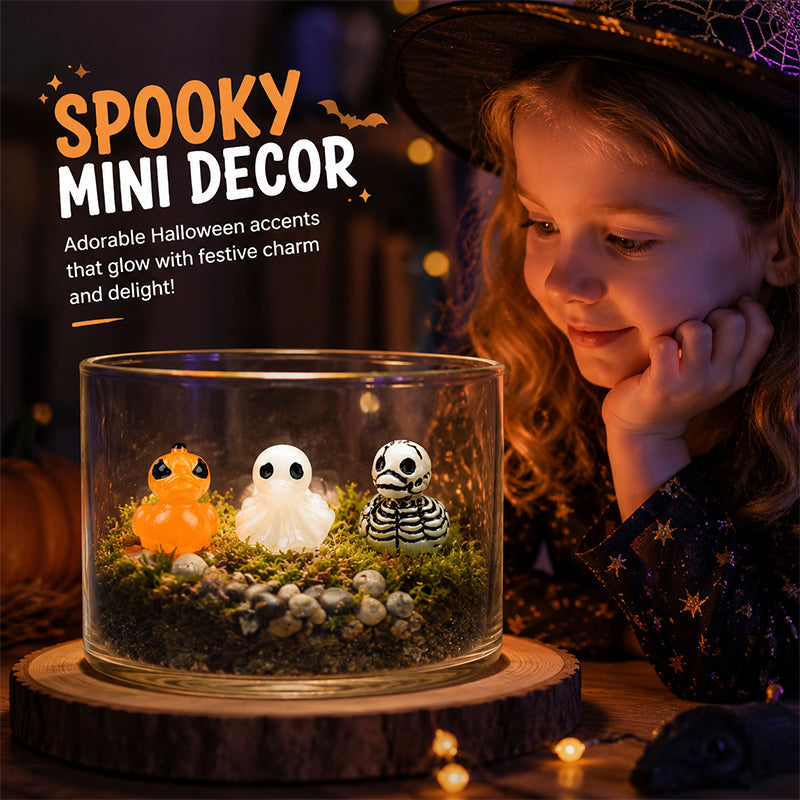 đ» SmĂ„, skumle ender â sĂžte Halloween-miniatyrer som lyser i mĂžrket đ