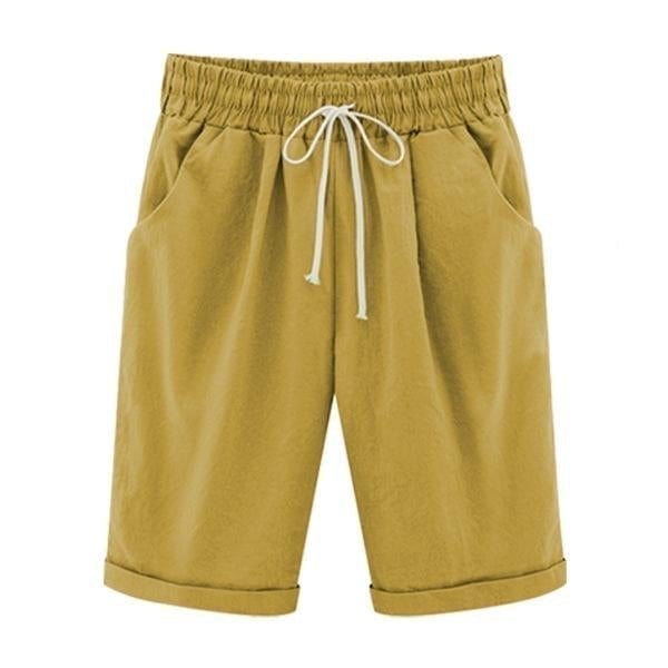 Elastisk midje, avslappet og komfortabel sommershorts