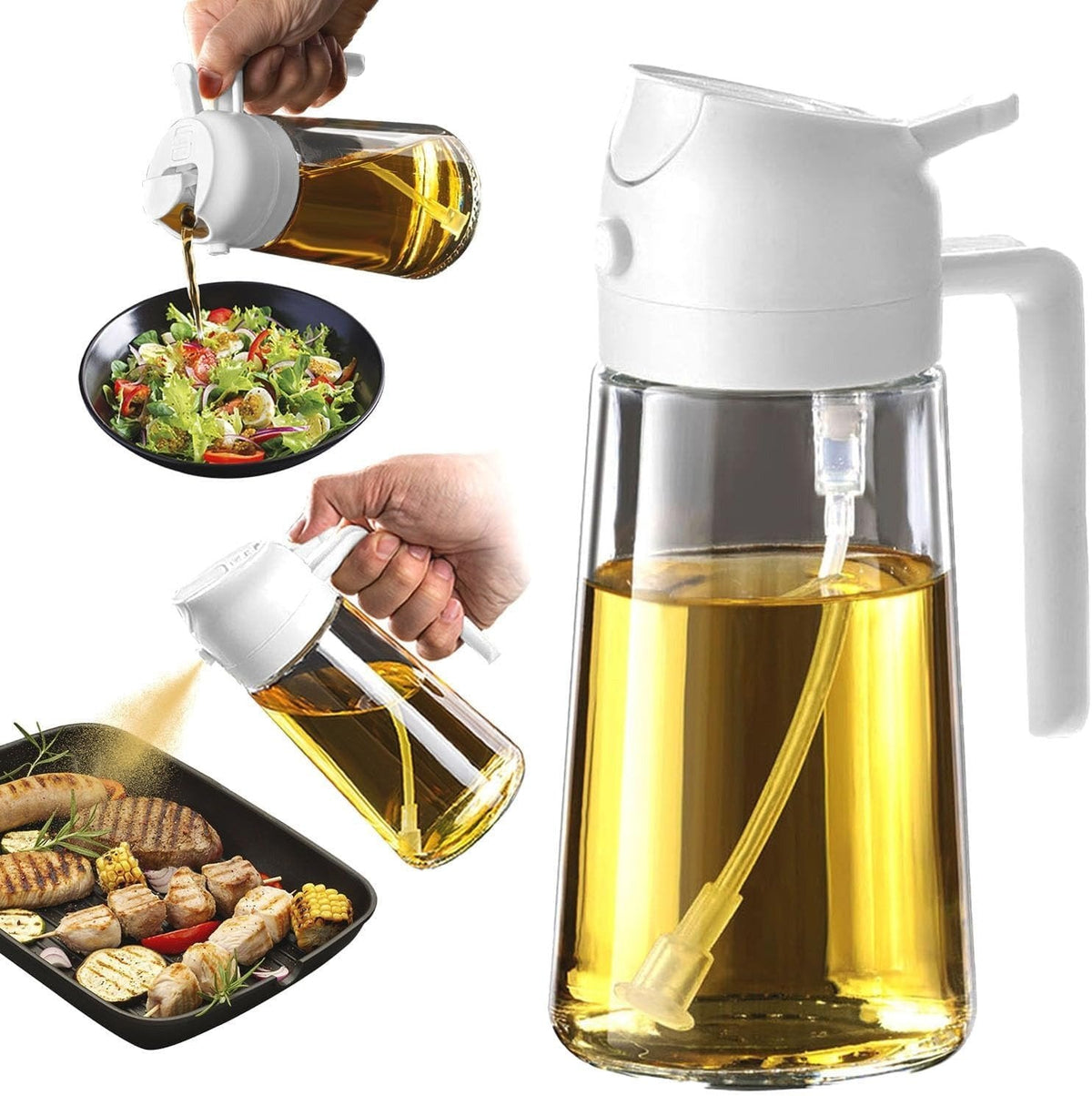 💥Hot Sale 49% OFF💥Spray & Pour Glass Oil Bottle