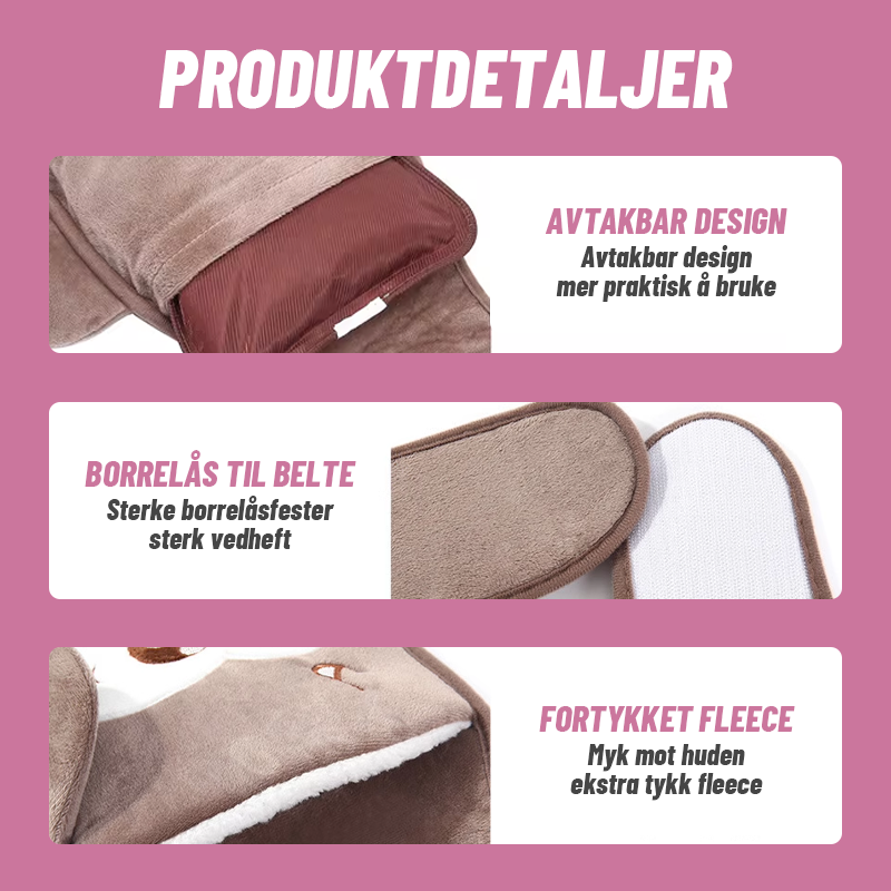 Vannfylt Varmtvannsflaske I Linningen/Water-filled waistband hot water bottle