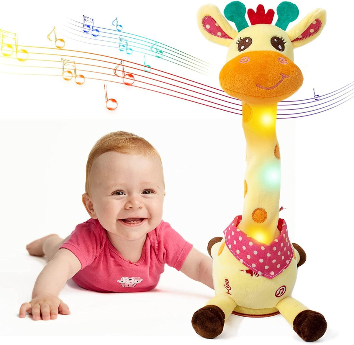 🎉 Den bestselgende musikalske sjiraffleken – synger, danser og gjentar det du sier! 🦒🎵🗣️