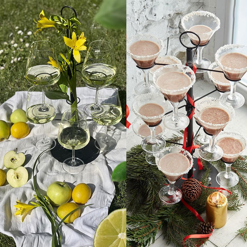 đ Juledisplay i flere nivĂ„er â perfekt for desserter og dekorasjoner