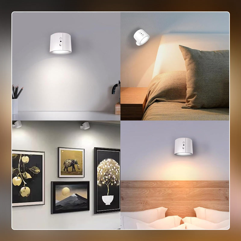 Trådløs vegglampe