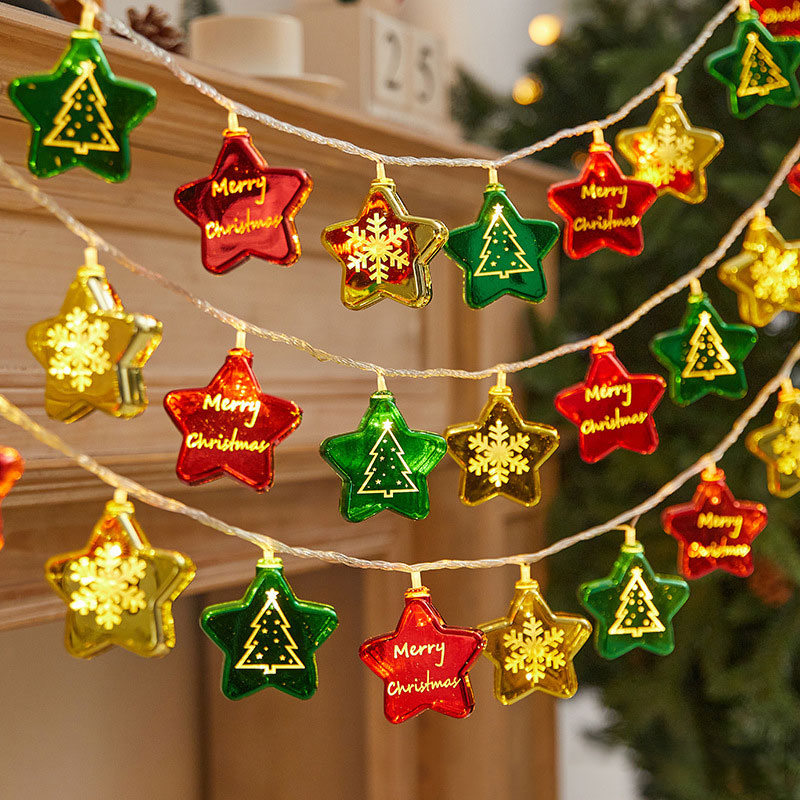 🎁Oplyste juletreglimtpynt