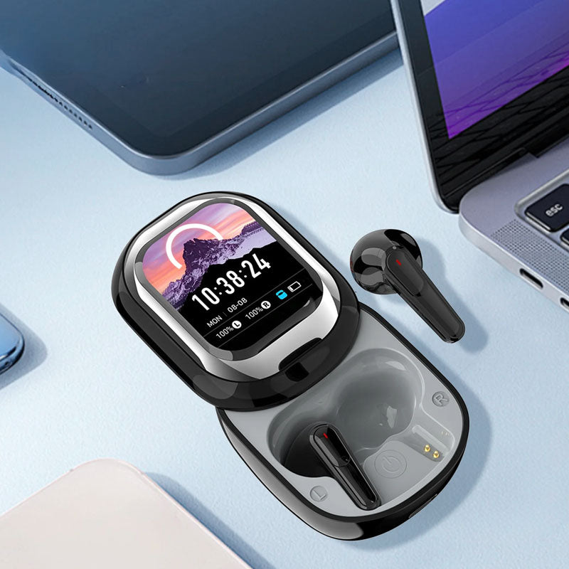🎧Slide-Touch Bluetooth-hodesett med AI-oversettelse