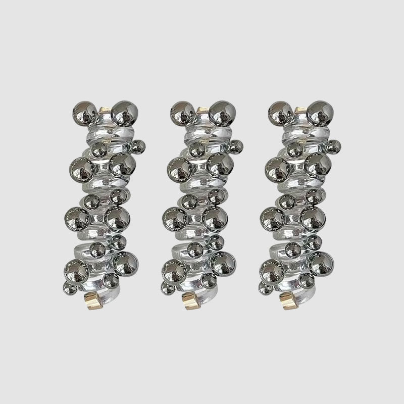 Perle rett spiral hårbånd