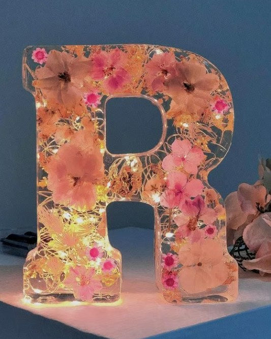 🌸 Blomstrete nattlys i harpiks
