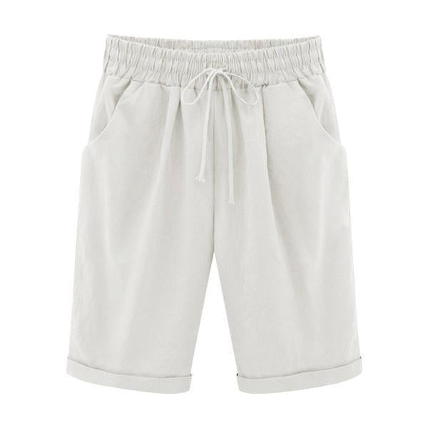 Elastisk midje, avslappet og komfortabel sommershorts