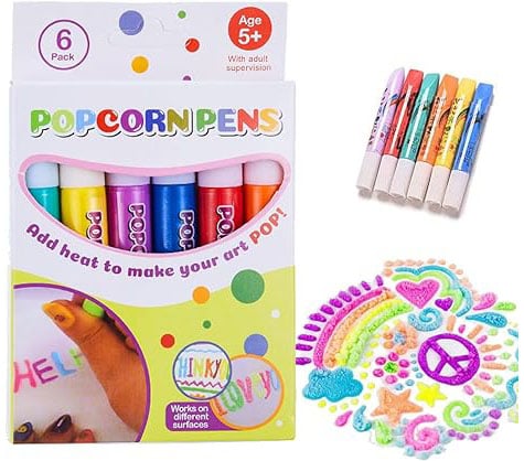 🎁🔮Magic Pen – Tegn i 3D med ett strek!🎄 Lag dine egne «Bubble Popcorn»-tegnepenner & Kjøp 2, få 1 gratis 🔥