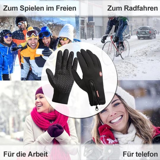 🔥Hot Sale 48% rabatt🎉Unisex vanntette berøringsskjerm vinterhansker