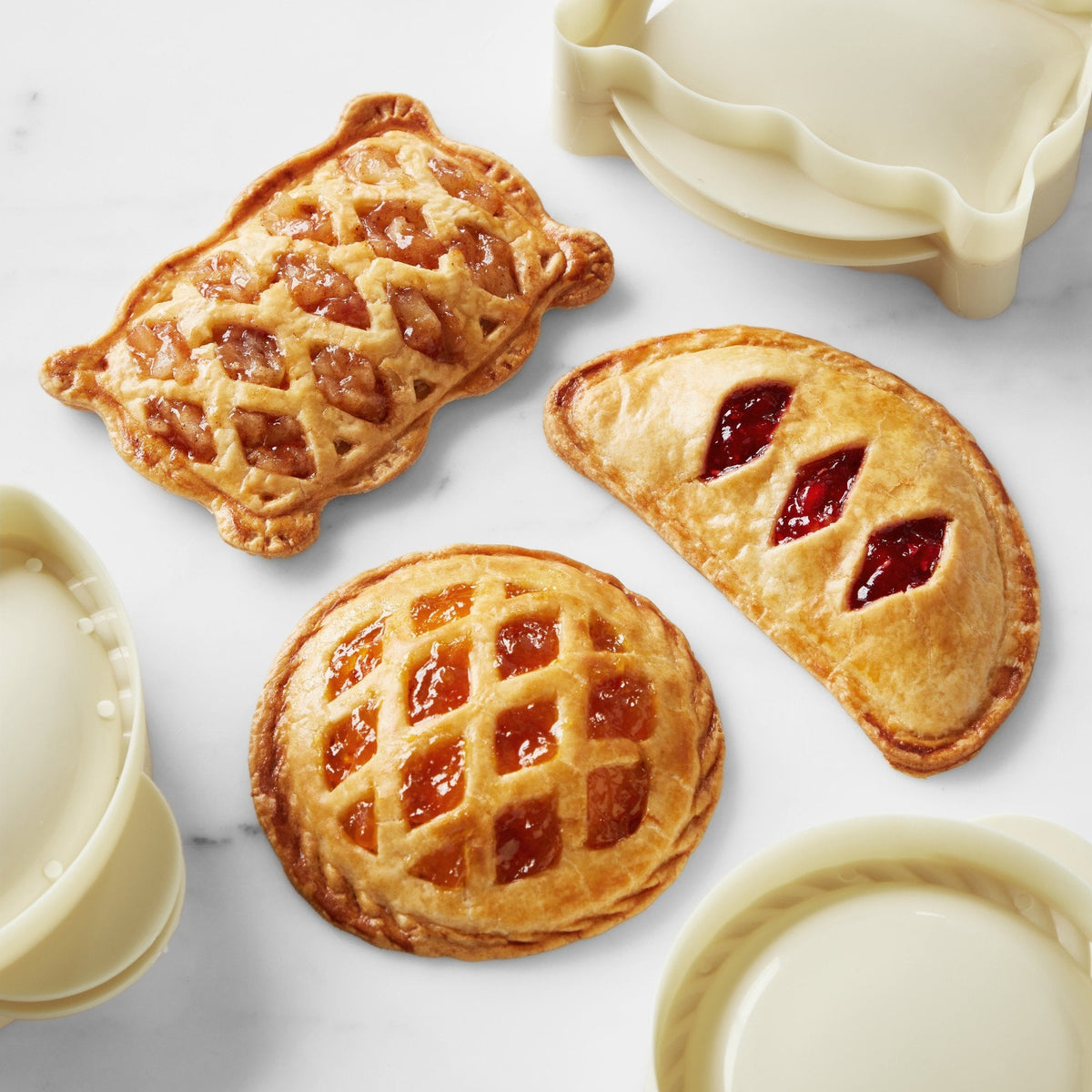 🥧 Formesett til små julepai: 360° kruset form til festlige bakverk!