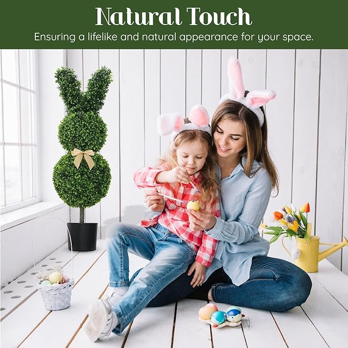 {Gratis Frakt}🌳🐇Håndlaget kanin formet som et tre💥