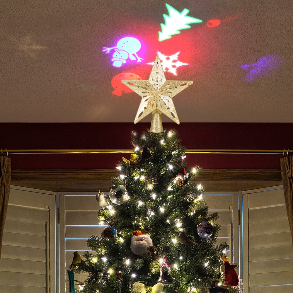 🎄Julen -49% rabatt🎅Lumestorm Pentagram projektorlampe