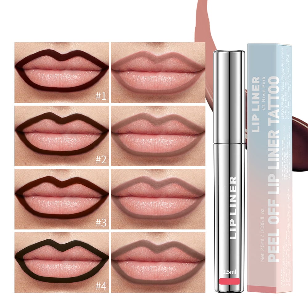 Riv av lipgloss lipliner