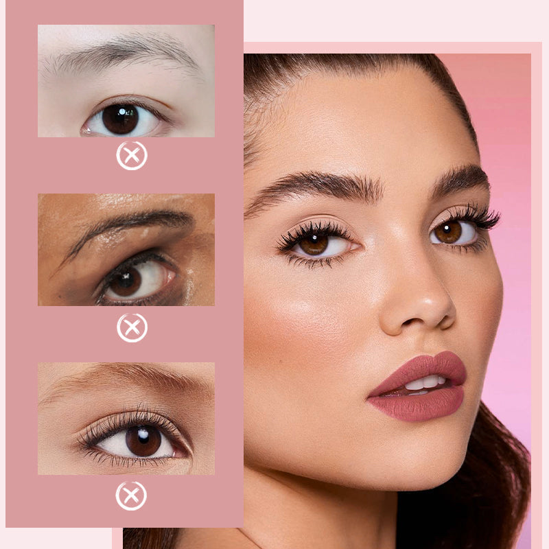 💄KJØP 1, FÅ 1 GRATIS! ⚡ 2-i-1 langvarig volum- og krøllmascara – smussfast, skånsom, multifunksjonell ✨