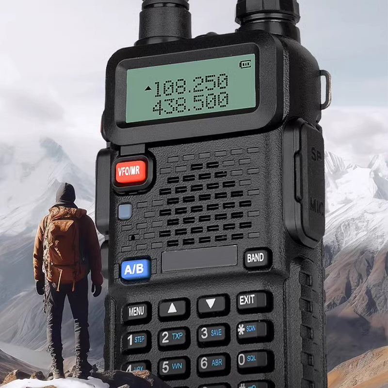 UV-5R amatørradio med lang rekkevidde UV5R radio med dobbelt bånd