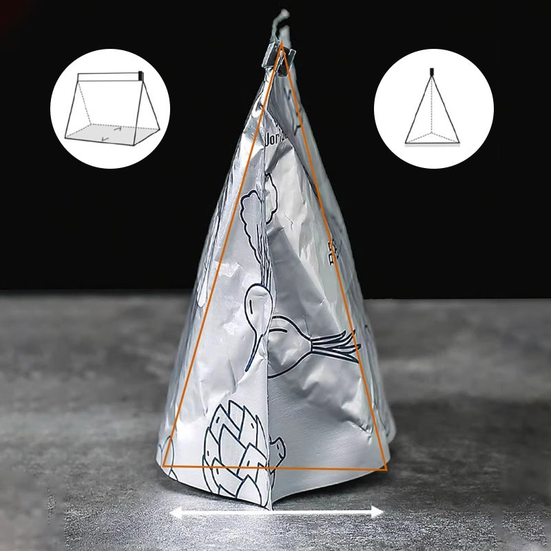 Antibakteriell friskhetspose i aluminiumsfolie