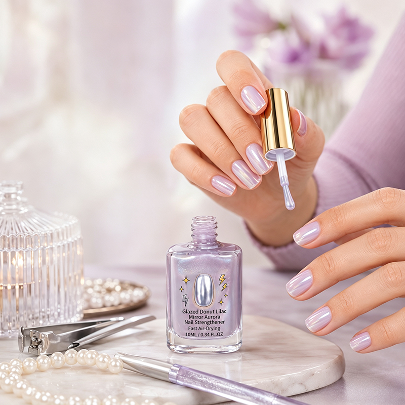 🎉 2026-tilbud — Over 24 700 solgt!💅 Lilac Glossy Mirror negleforsterker