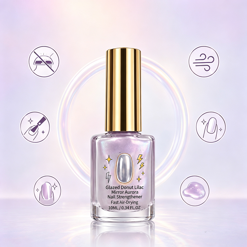🎉 2026-tilbud — Over 24 700 solgt!💅 Lilac Glossy Mirror negleforsterker