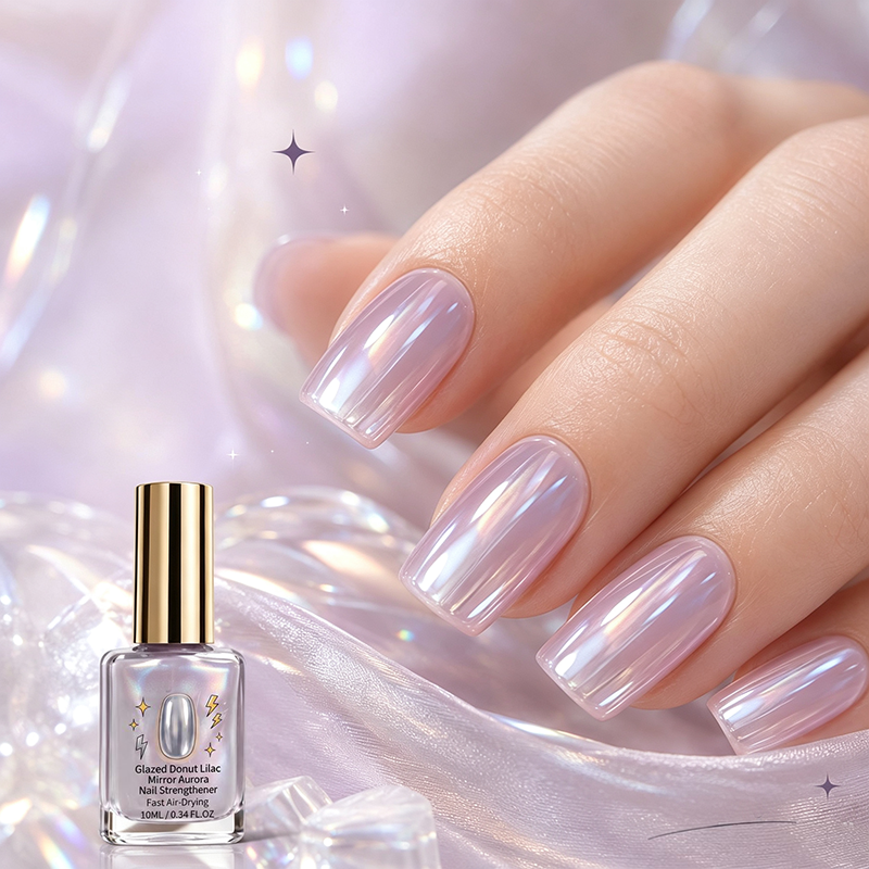 🎉 2026-tilbud — Over 24 700 solgt!💅 Lilac Glossy Mirror negleforsterker