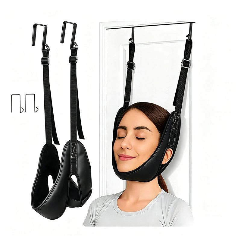 🧘 BEGRENSET TID: 50 % RABATT! 💆 Nakkemassasjeapparat for montering på døren for lindring av nakkesmerter – enkel montering, skånsom lindring, egnet for hjemmebruk ✨
