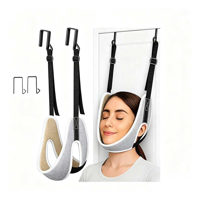 🧘 BEGRENSET TID: 50 % RABATT! 💆 Nakkemassasjeapparat for montering på døren for lindring av nakkesmerter – enkel montering, skånsom lindring, egnet for hjemmebruk ✨
