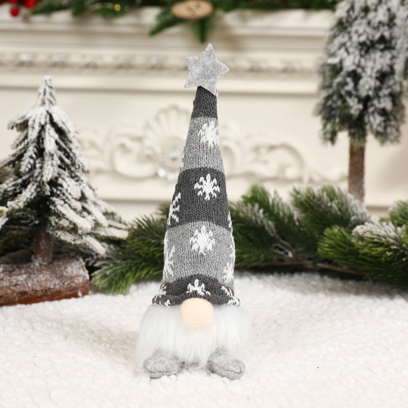 🎄 Julelysende gnomfigur – Festlig juledekorasjon med lys 🎅✨