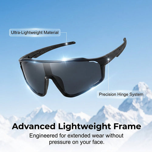 🌟Nytt i 2026: Opptil 50 % rabatt!🌟 Fotokromatiske sportsbriller til utendørs bruk