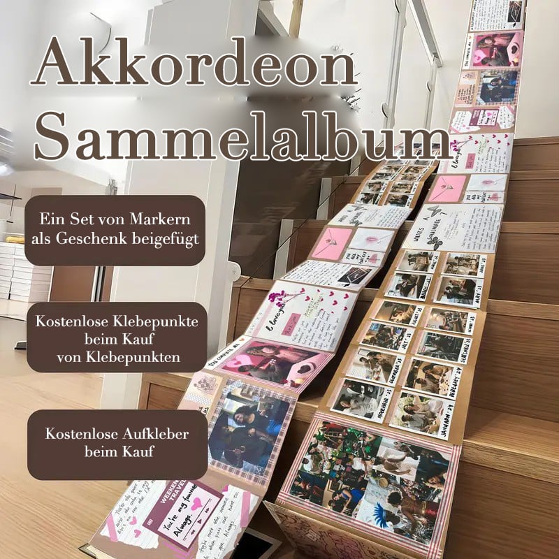 ✨Minnebevareren: 230 cm sammenleggbart utklippsbokalbum 📚