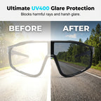 🌟Nytt i 2026: Opptil 50 % rabatt!🌟 Fotokromatiske sportsbriller til utendørs bruk