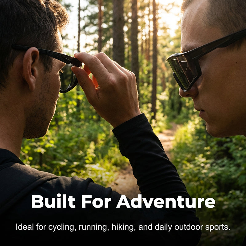 🌟Nytt i 2026: Opptil 50 % rabatt!🌟 Fotokromatiske sportsbriller til utendørs bruk