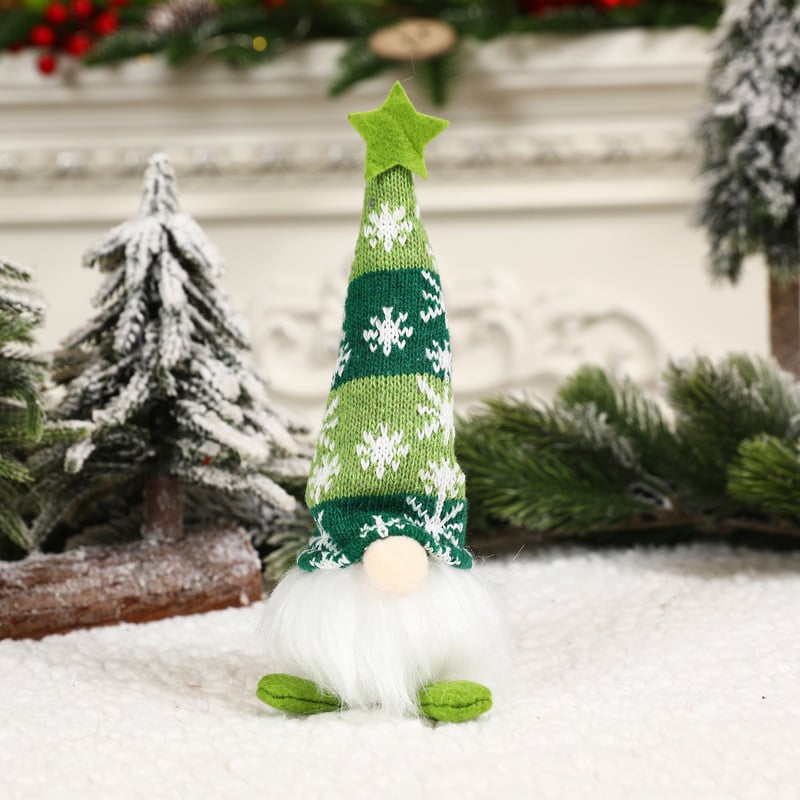 🎄 Julelysende gnomfigur – Festlig juledekorasjon med lys 🎅✨