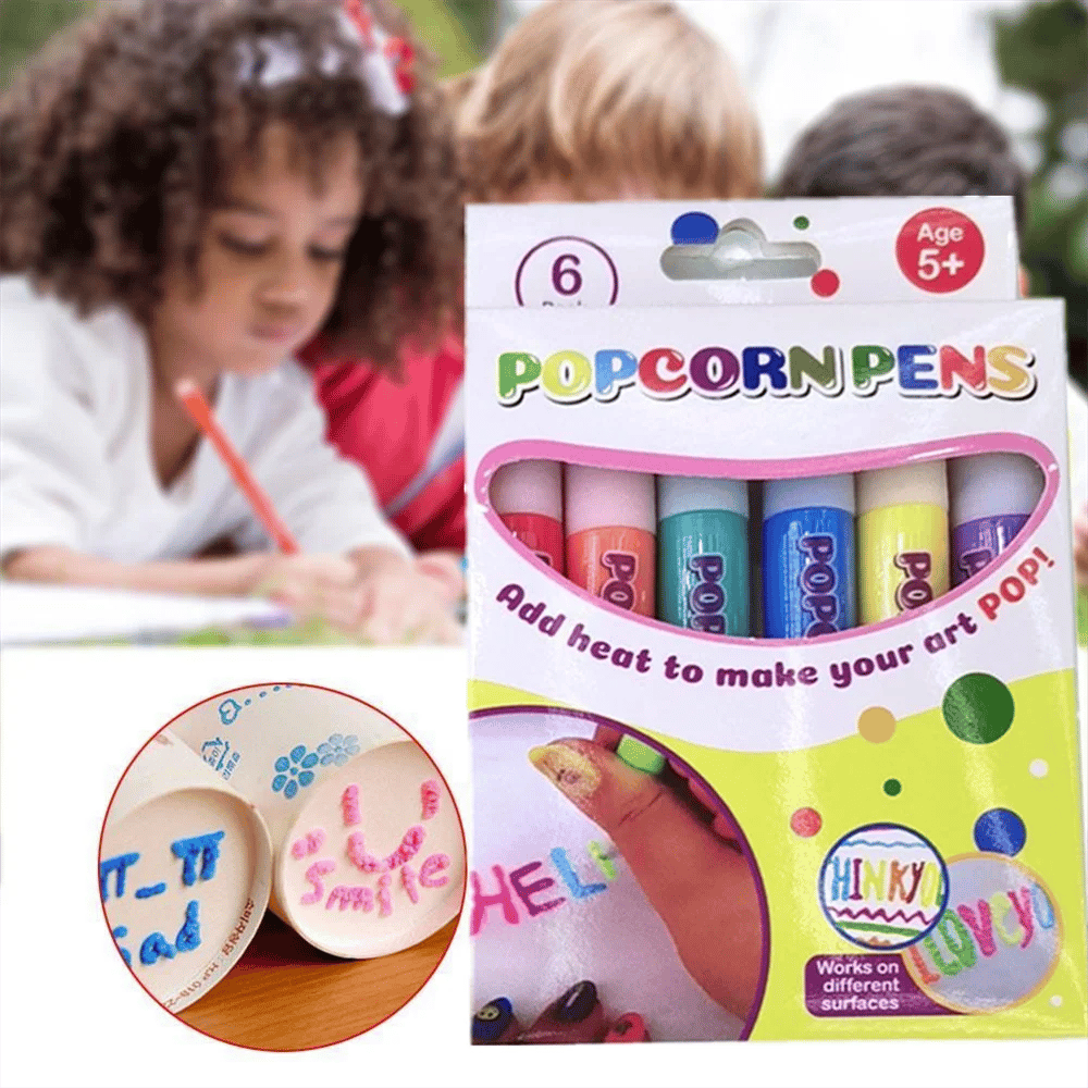 🎁🔮Magic Pen – Tegn i 3D med ett strek!🎄 Lag dine egne «Bubble Popcorn»-tegnepenner & Kjøp 2, få 1 gratis 🔥