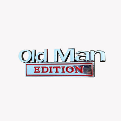 🚗 Old Man Edition bilemblem
