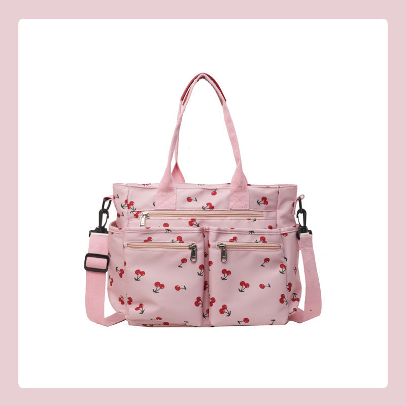 🍒Bag med kirsebærtrykk