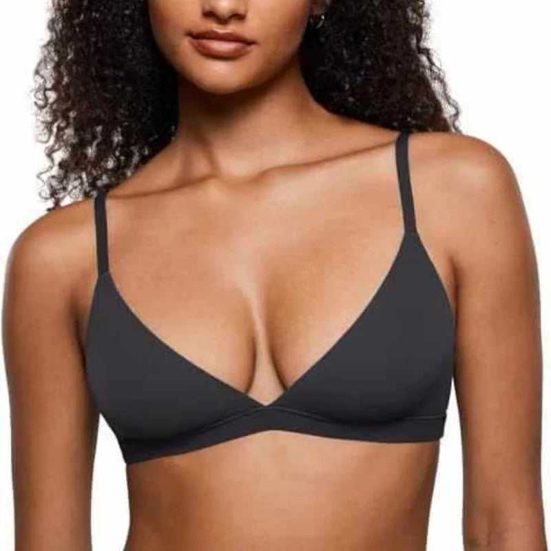 💞Triangel-bralette uten bøyle med gelé-støtte for kvinner