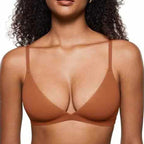 💞Triangel-bralette uten bøyle med gelé-støtte for kvinner